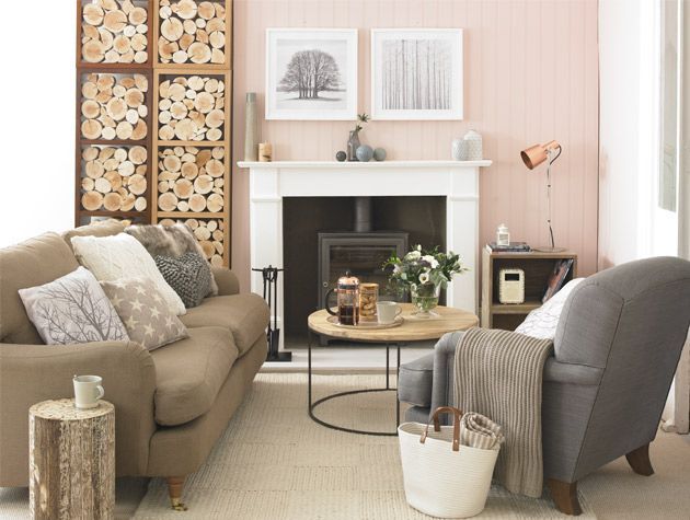 Barely there pink living room scheme 1