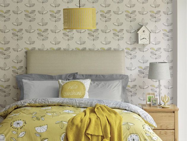 Brighten up your bedroom with sunshine yellow 1