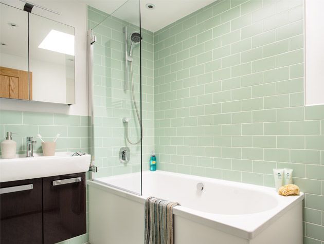 Before and after An unused staircase transformed into a family bathroom 1