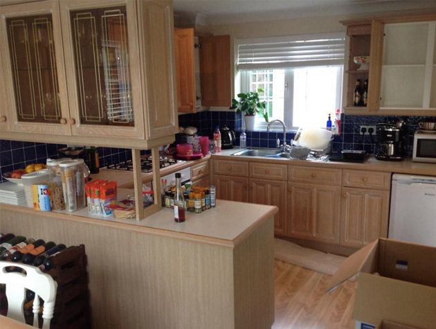 Before and after beautiful kitchen makeover 5