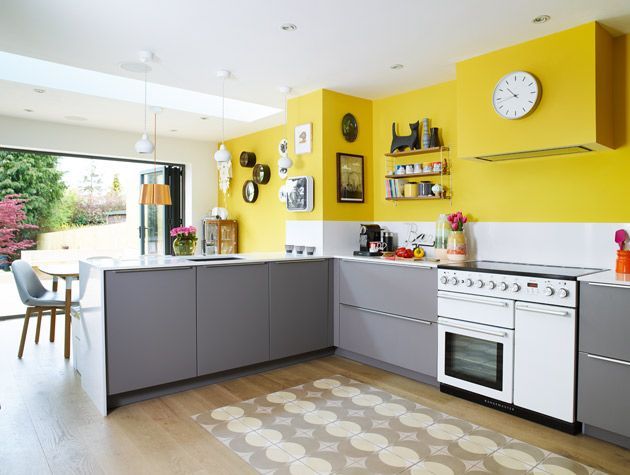 Before and after open plan kitchen diner extension 3