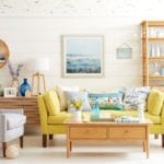 Create a coastal theme living room 1