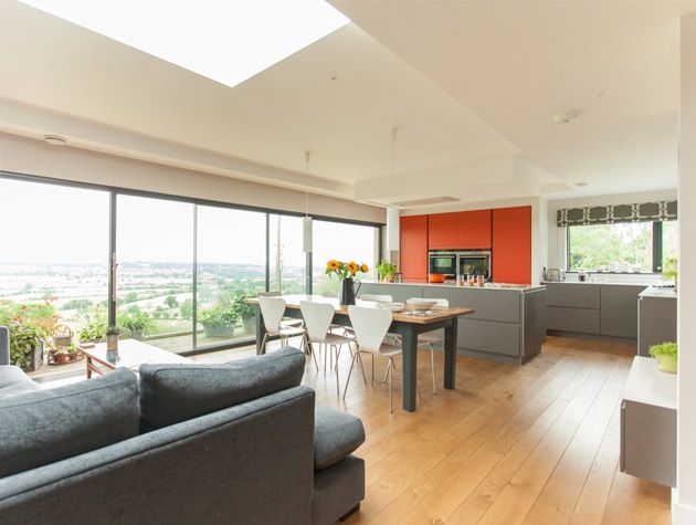 Before and after Country farmhouse kitchen turned minimalist space 1