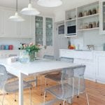 Before and after coastal inspired kitchen makeover 4