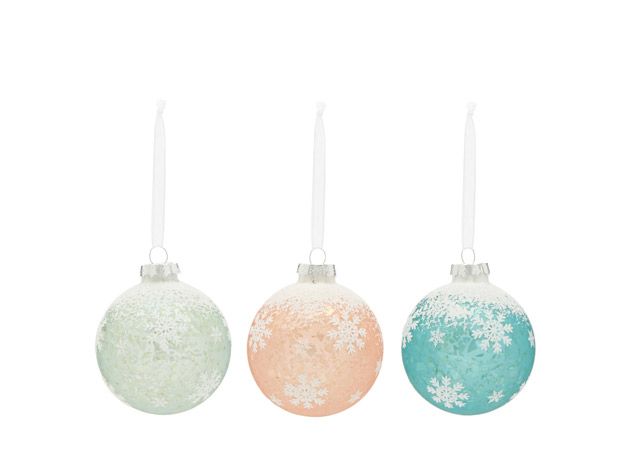 Glitter Christmas Baubles