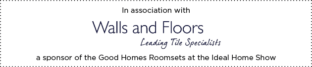 walls and floors is sponsoring the good homes roomsets at ideal home show 2018