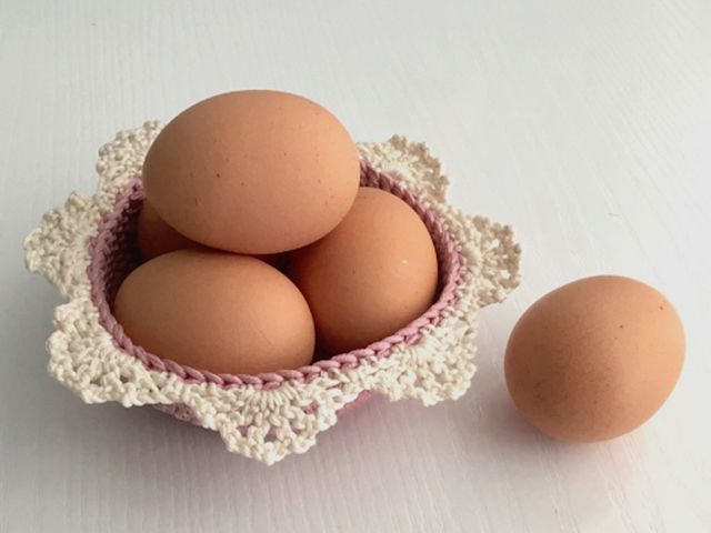 easter bowl egg crochet etsy