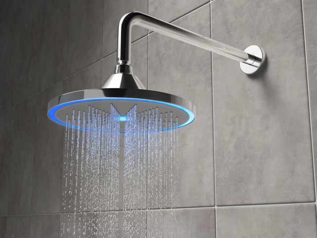  mode hydro temperature led shower head from victoria plum