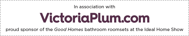 victoria plum bathrooms is a proud sponsor of the good homes bathroom roomets at ideal home show