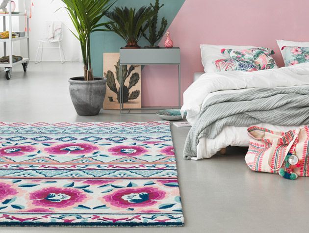 pink poppy rug accessorize