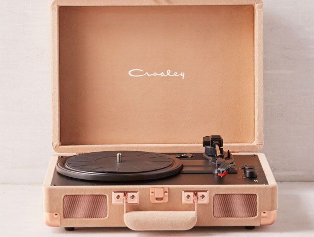 urban outfitters pale orange record player