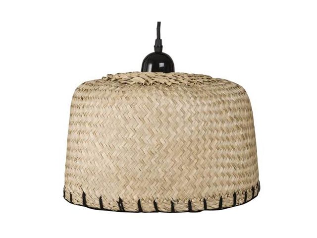 tropical plant fibre woven pendant light shade by maison du monde for debenhams