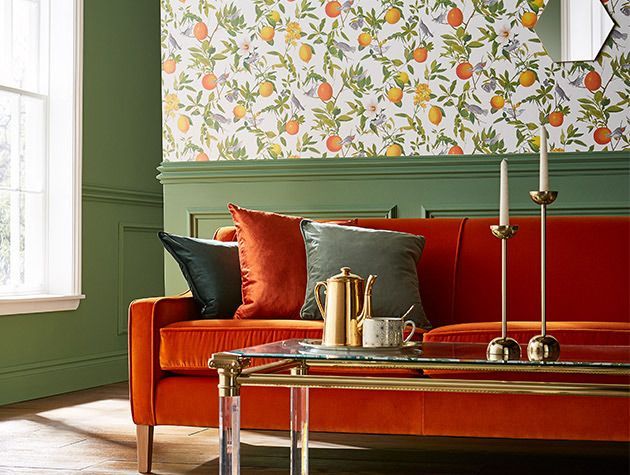 Graham and brown goodhomes magazine walls fruit wallpaper