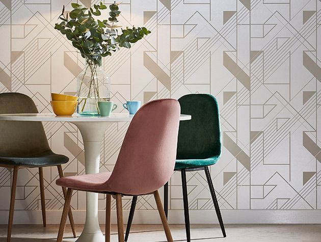 graham and brown goodhomes magazine wallpaper walls chair