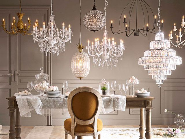 maisons du monde's glass chandelier collection - Living room - goodhomesmagazine.com 