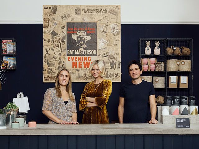 pandora sykes with spud macbain and sophie jones trouva boutique owners who sell stylish homeware - Living Room- goodhomesmagazine.com