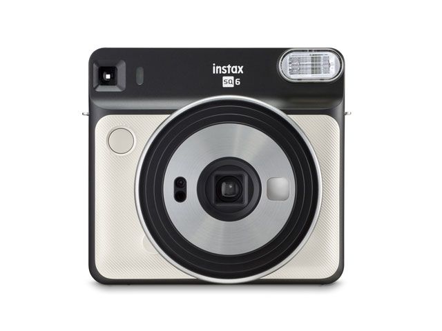 Silver and black Fujifilm Instax Square SQ6 instant camera -very-shopping-goodhomesmagazine.com