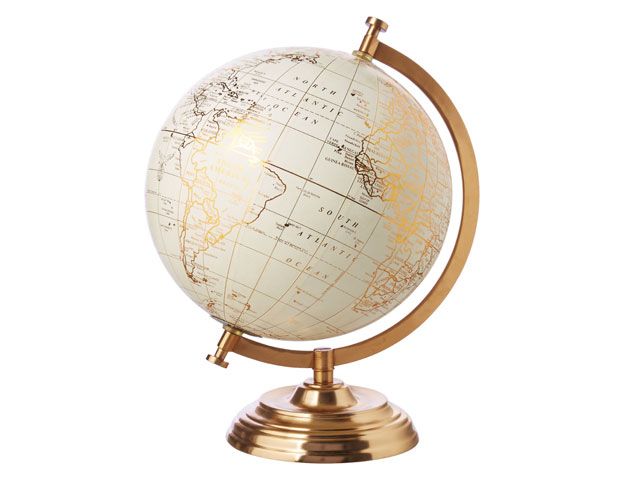 Vintage style copper globe -george-home-shopping-goodhomesmagazine.com