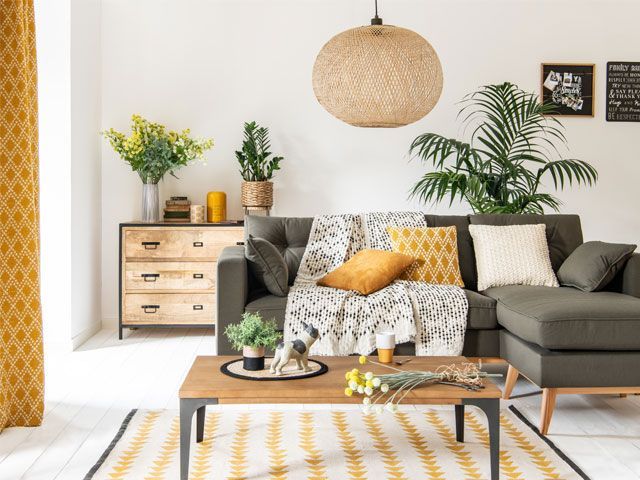 Maisons du Monde's SS19 paper shop trend showcased in living room -goodhomesmagazine.com