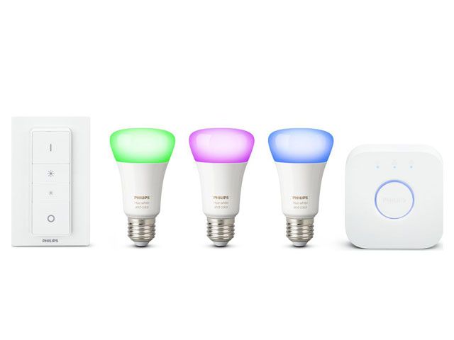 Philips Hue Starter Kit, smart home lighting -currys-living-room-goodhomesmagazine.com