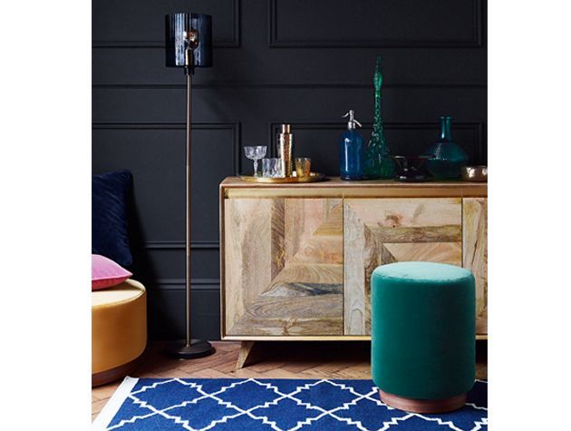 Karlsson Sideboard Penfold stool ottoman Castor floor lamp soho rug swoon goodhomes