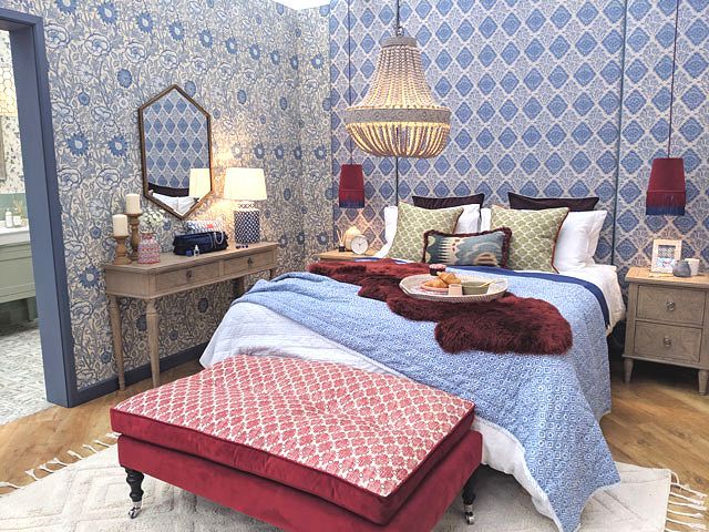 blue bedroom roomset good homes ideal home show 2019 copy