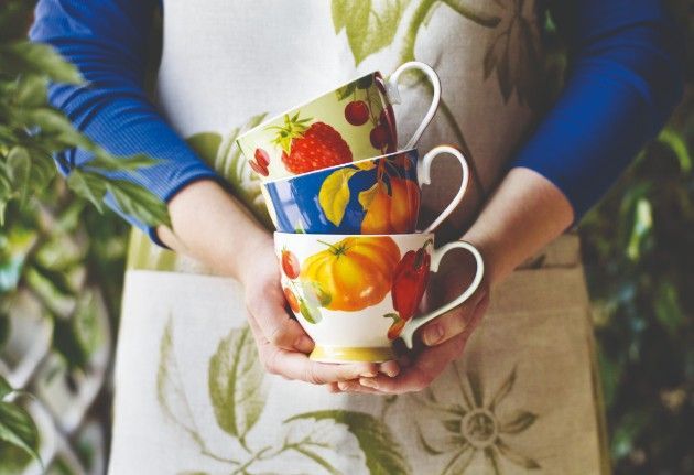 bold botanical tea cups royal horticutural society goodhomesmagazine