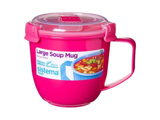 Sistems pink soup mug from John Lewis