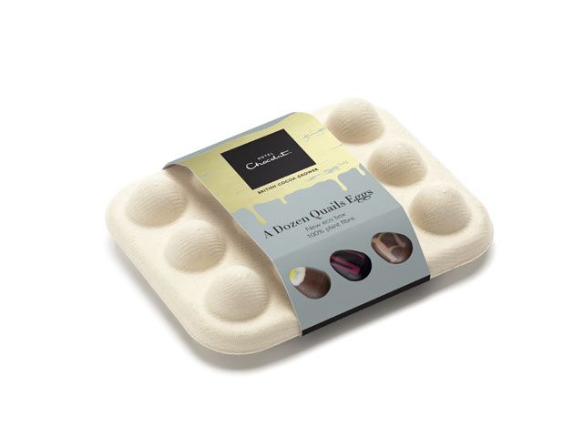 A dozen chocolate quails eggs for Easter made by Hotel Chocolat -shopping-goodhomesmagazine.com