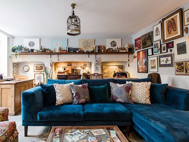 Jane Austen house, eclectic furniture, artistic rustic style, best UK Airbnb Bath