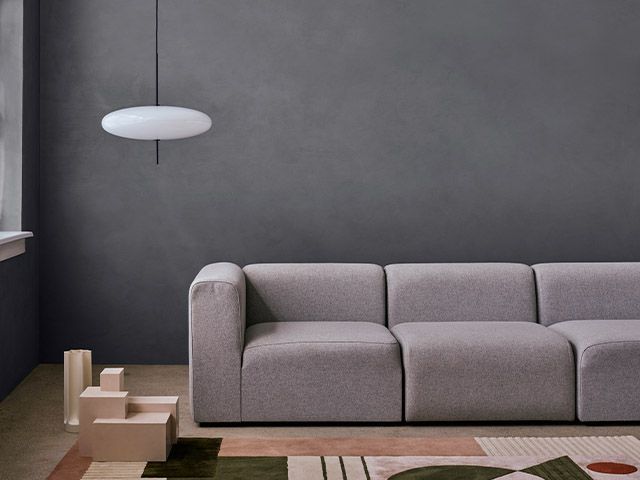 grey concrete wall effect - crown paint colour trends revealed for aw20 - inspiration - goodhomesmagazine.com