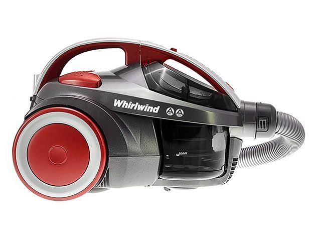 Side view of Hoover Whirlwind pet vacuum cleaner