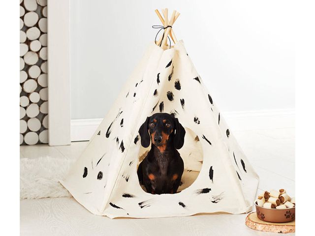 brushstroke cat and dog tipi from pet accessories range at Notonthehighstreet.com