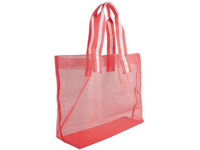 pink mesh shopper bag - best high street reusable shopping bags - Asda - goodhomesmagazine.com