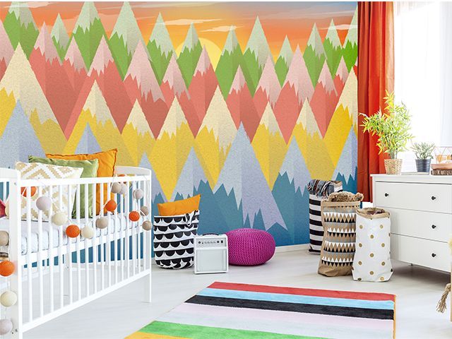 feature wall wall sauce - 7 interior essentials for decorating a nursery - bedroom - goodhomesmagazine.com