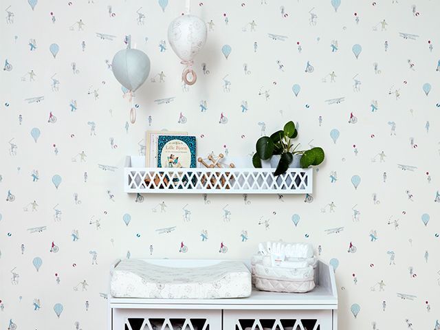 nursery shelf cuckooland - 7 interior essentials for decorating a nursery - bedroom - goodhomesmagazine.com