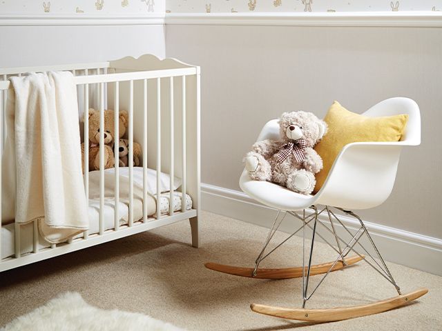 nursing chair arthouse - 7 interior essentials for decorating a nursery - bedroom - goodhomesmagazine.com