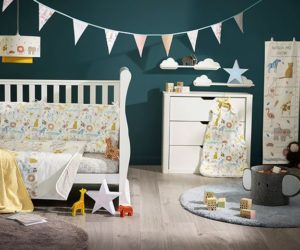 teal kids room next opener - 7 interior essentials for decorating a nursery - bedroom - goodhomesmagazine.com