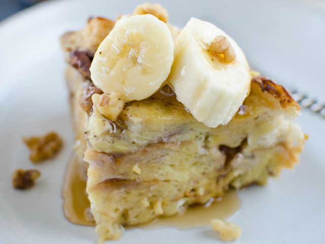 Banana & walnut french toast - 5 Autumn dessert recipes using a slow cooker - kitchen - goodhomesmagazine.com
