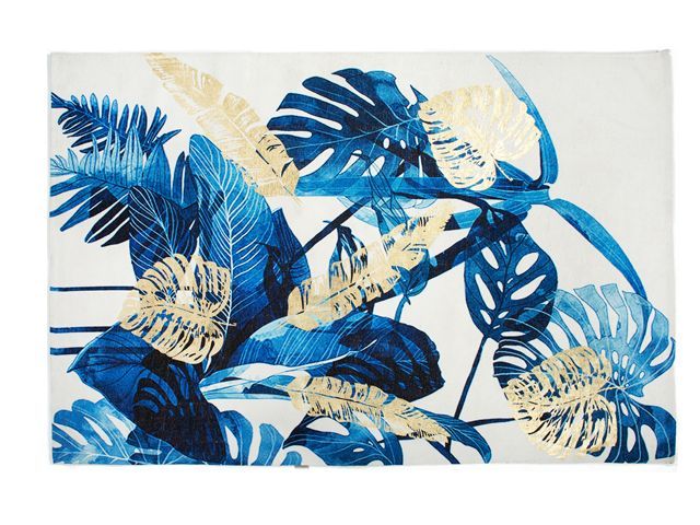 Edited by Erica Davies Floral Foil Printed Rug, £120.00