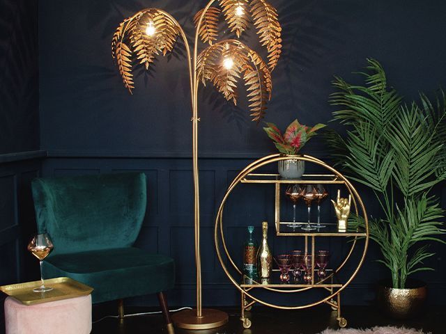 audenza palm tree light - aw19 lighting trends - inspiration - goodhomesmagazine.com