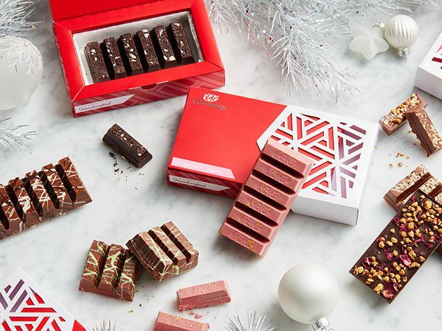 bespoke chocolate kit kat gifts from John Lewis christmas shop - goodhomesmagazine.com