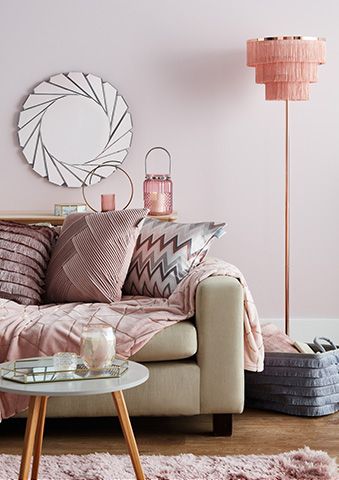 bm pink fringe light - pick up a pink fringe floor lamp for just £40 - news - goodhomesmagazine.com