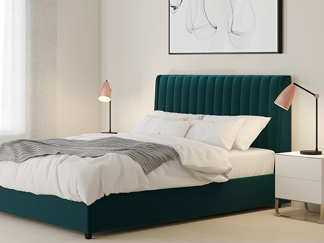 danetti velvet bed opener - take a look at these statement beds for less than £500 - shopping - goodhomesmagazine.com