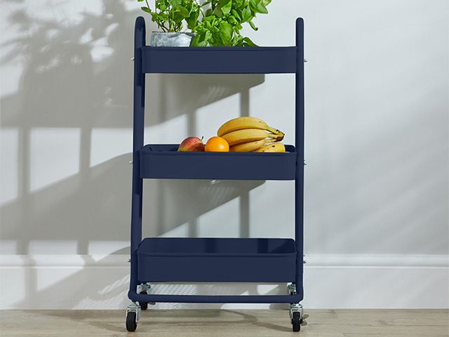 dunelm kitchen trolley - how to get a kitchen island look for less - kitchen - goodhomesmagazine.com