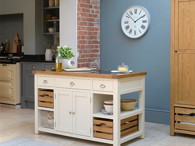 emley island cotswold co - how to get a kitchen island look for less - kitchen - goodhomesmagazine.com