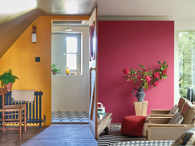Rooms featuring Farrow & ball's Lake Red and Dutch Orange from the Natural History Museum collection - inspiration - goodhomesmagazine.com