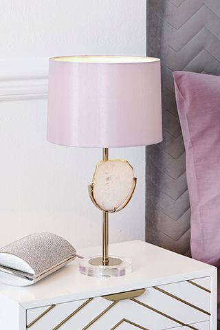 next agate lamp - stylish aw19 high street buys - shopping - goodhomesmagazine.com