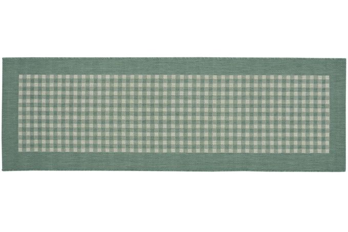 Carpetright Country Gingham Duck Egg runner, from £35.99