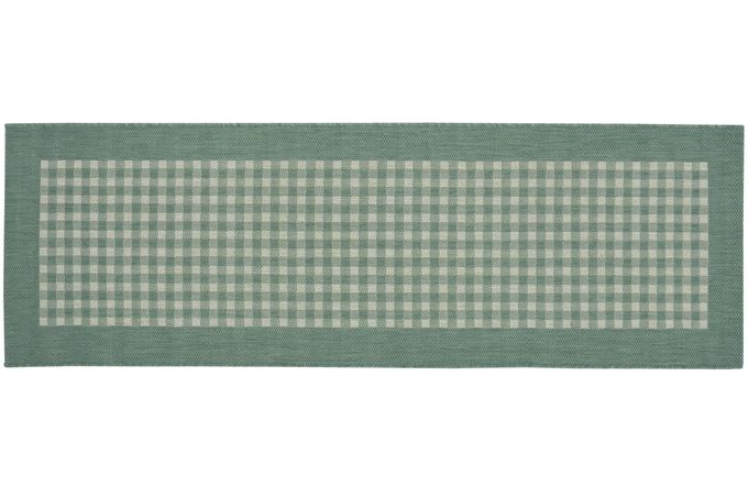 Carpetright Country Gingham Duck Egg runner, from £35.99